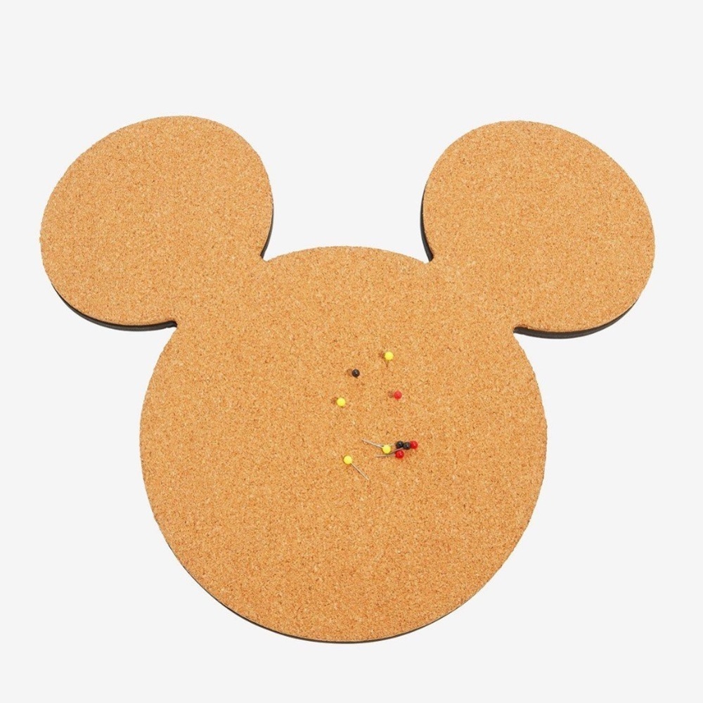 Disney Mickey or Minnie Mouse Enamel Pin Collection Cork Board